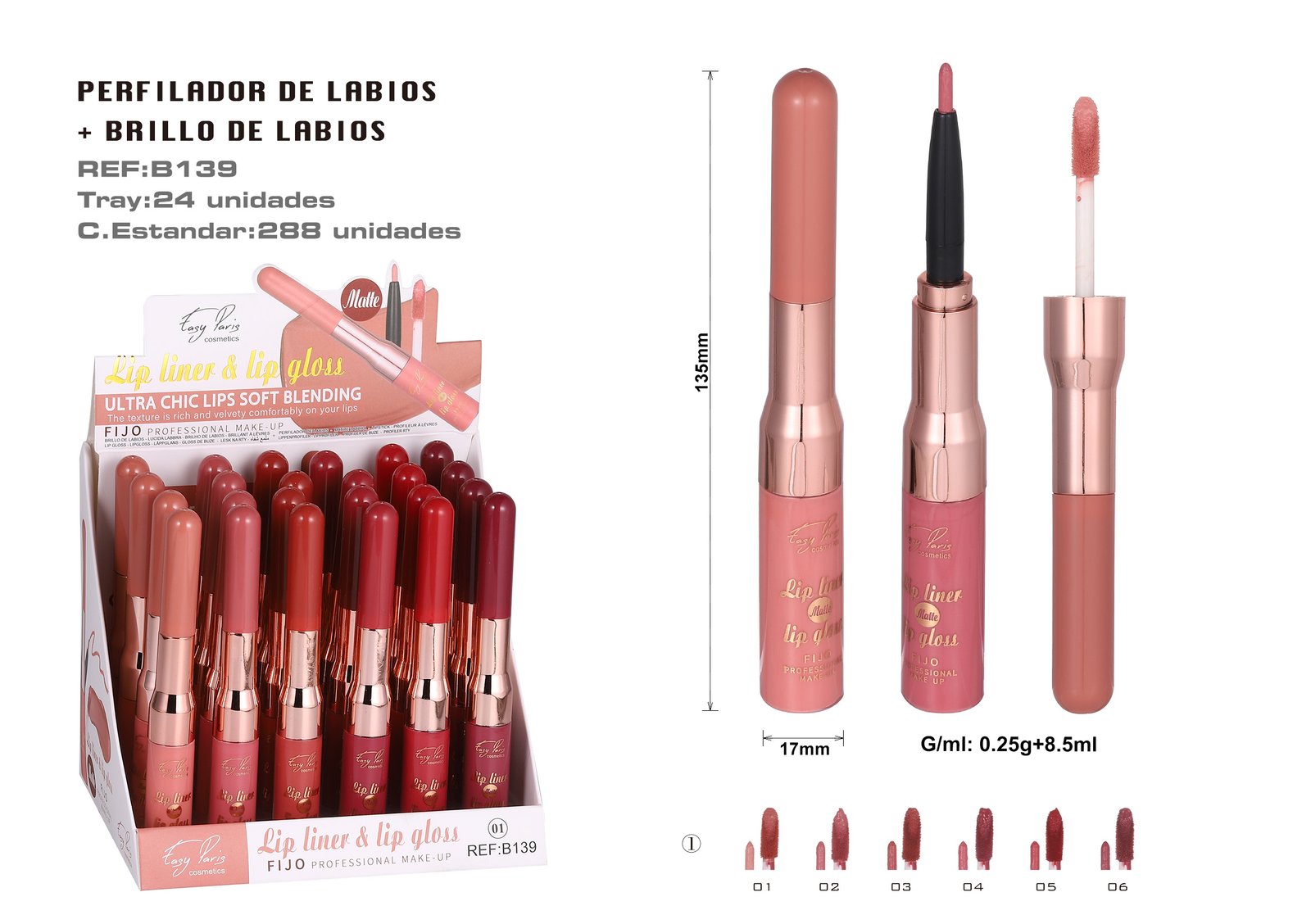 LIQ.LABIAL FIJO 24H+PERFILADOR