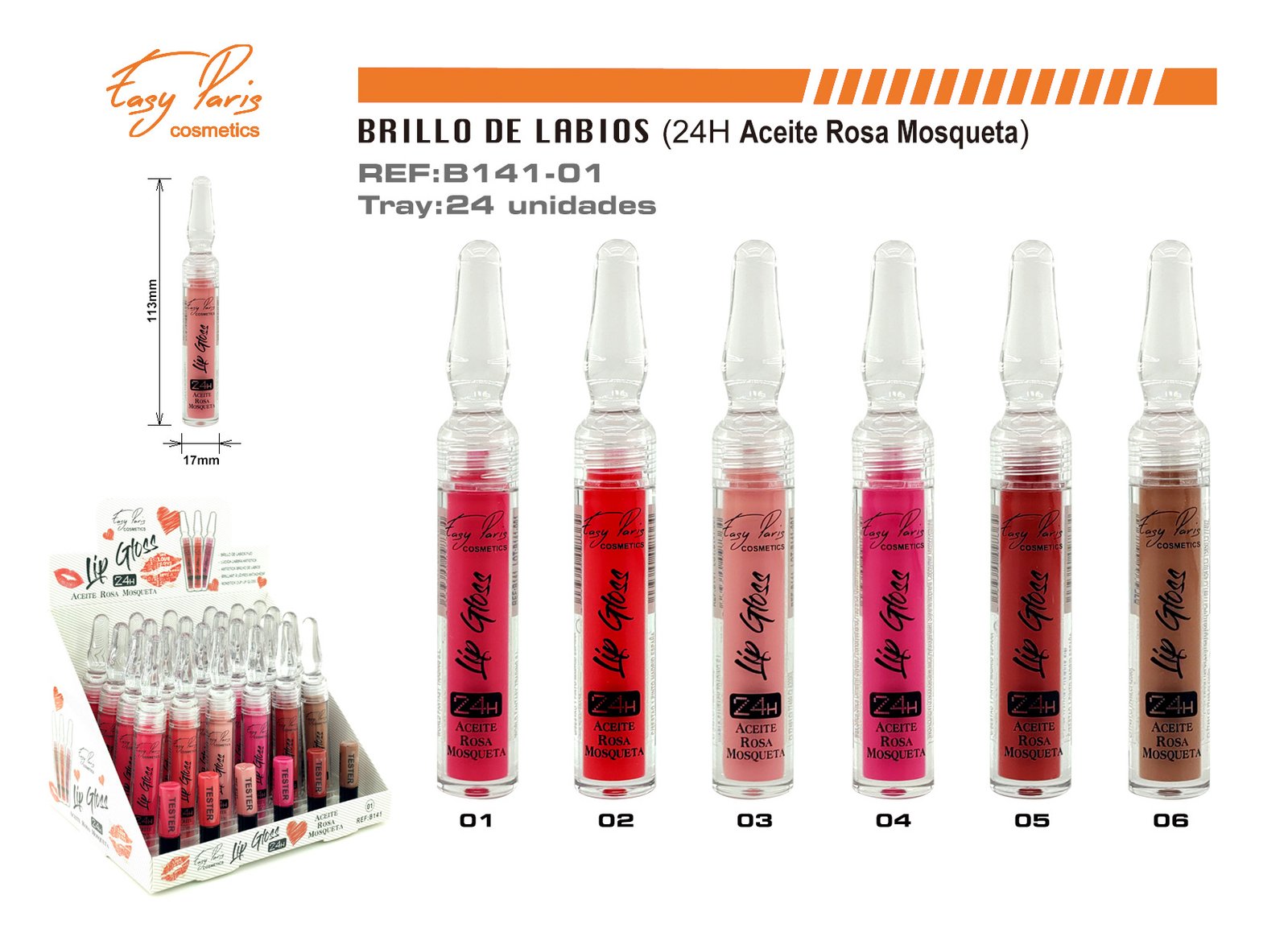 B.DE LABIOS FIJO ROSA MOSQUETA