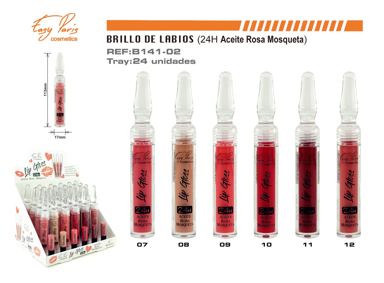 B.DE LABIOS FIJO ROSA MOSQUETA
