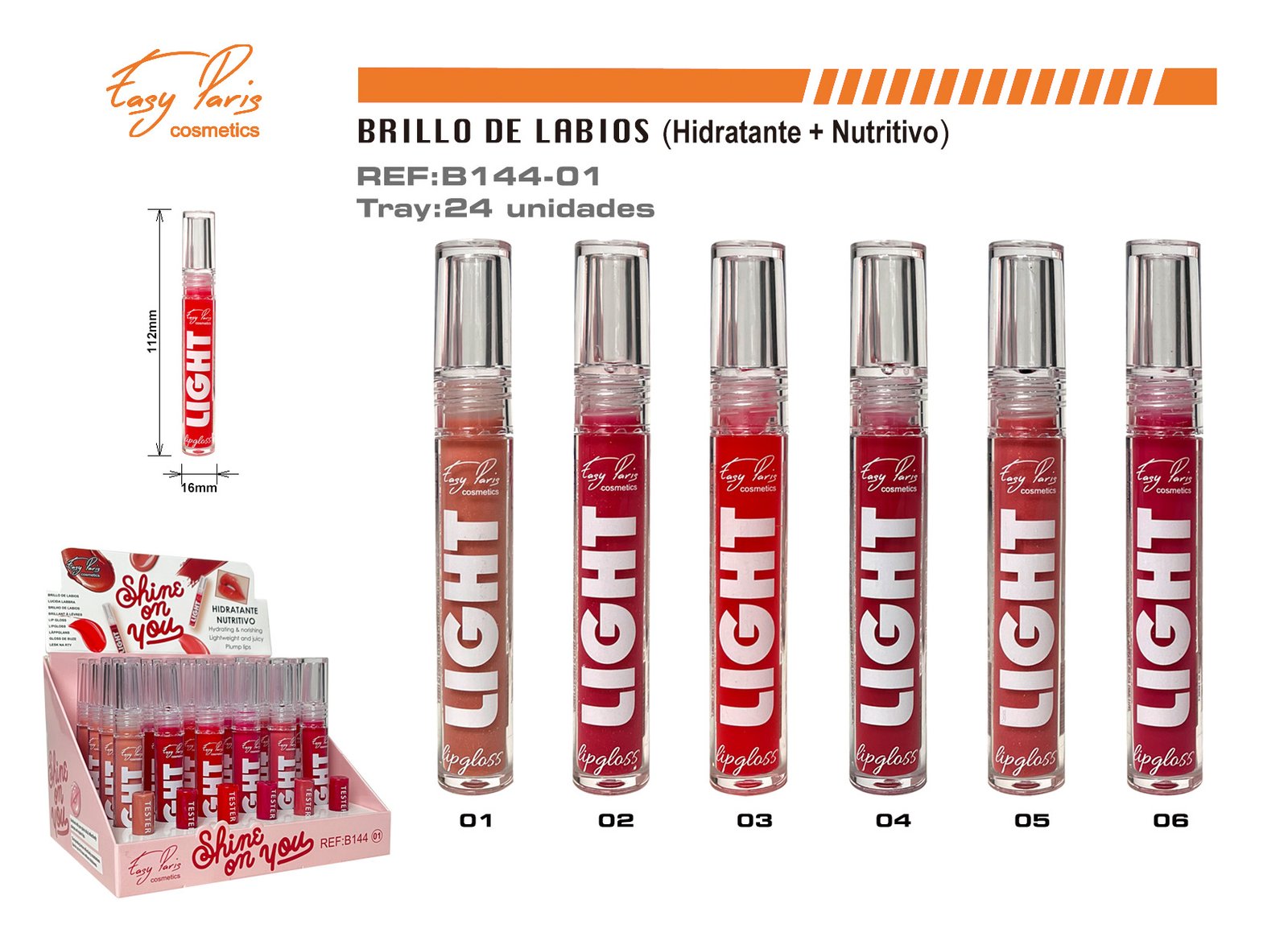BRILLO DE LABIOS HIDRATANTES