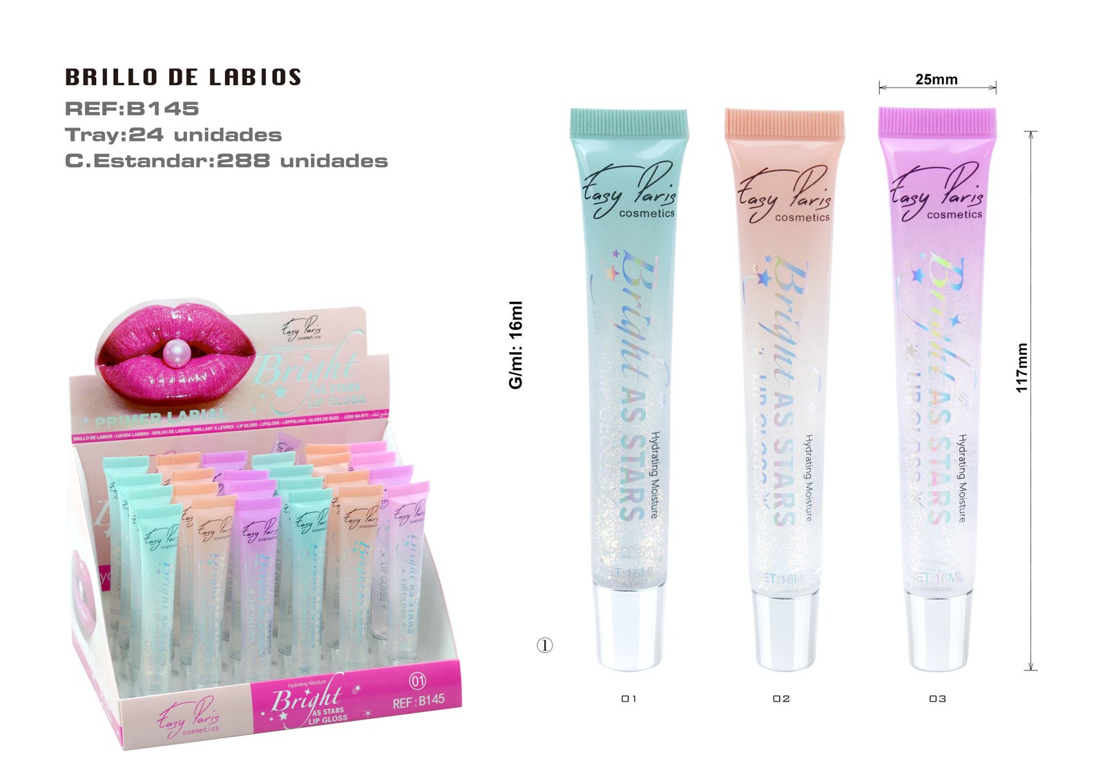 BRILLO DE LABIOS HIDRATANTES