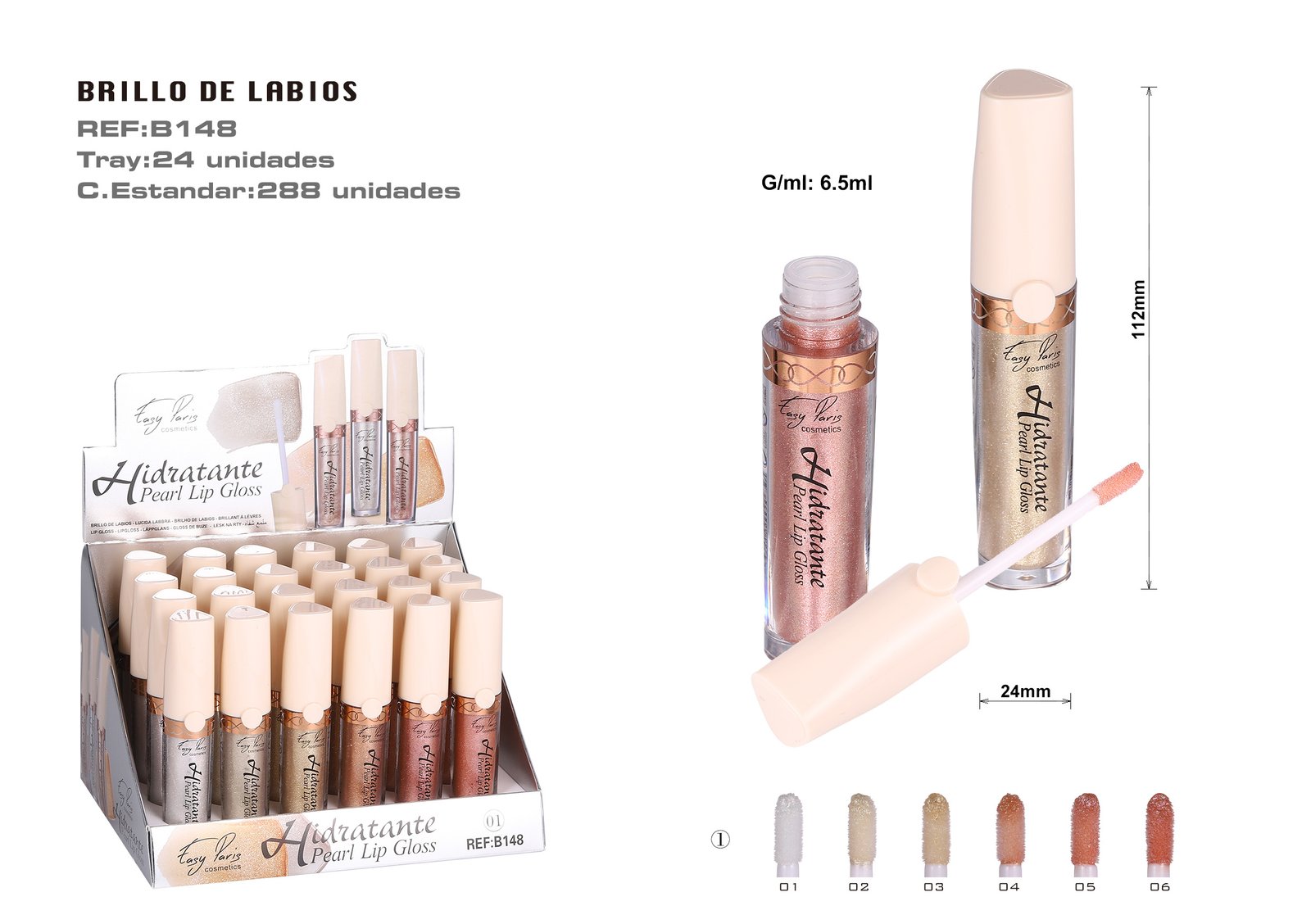 BRILLO LABIAL PEARL HIDRATANTE