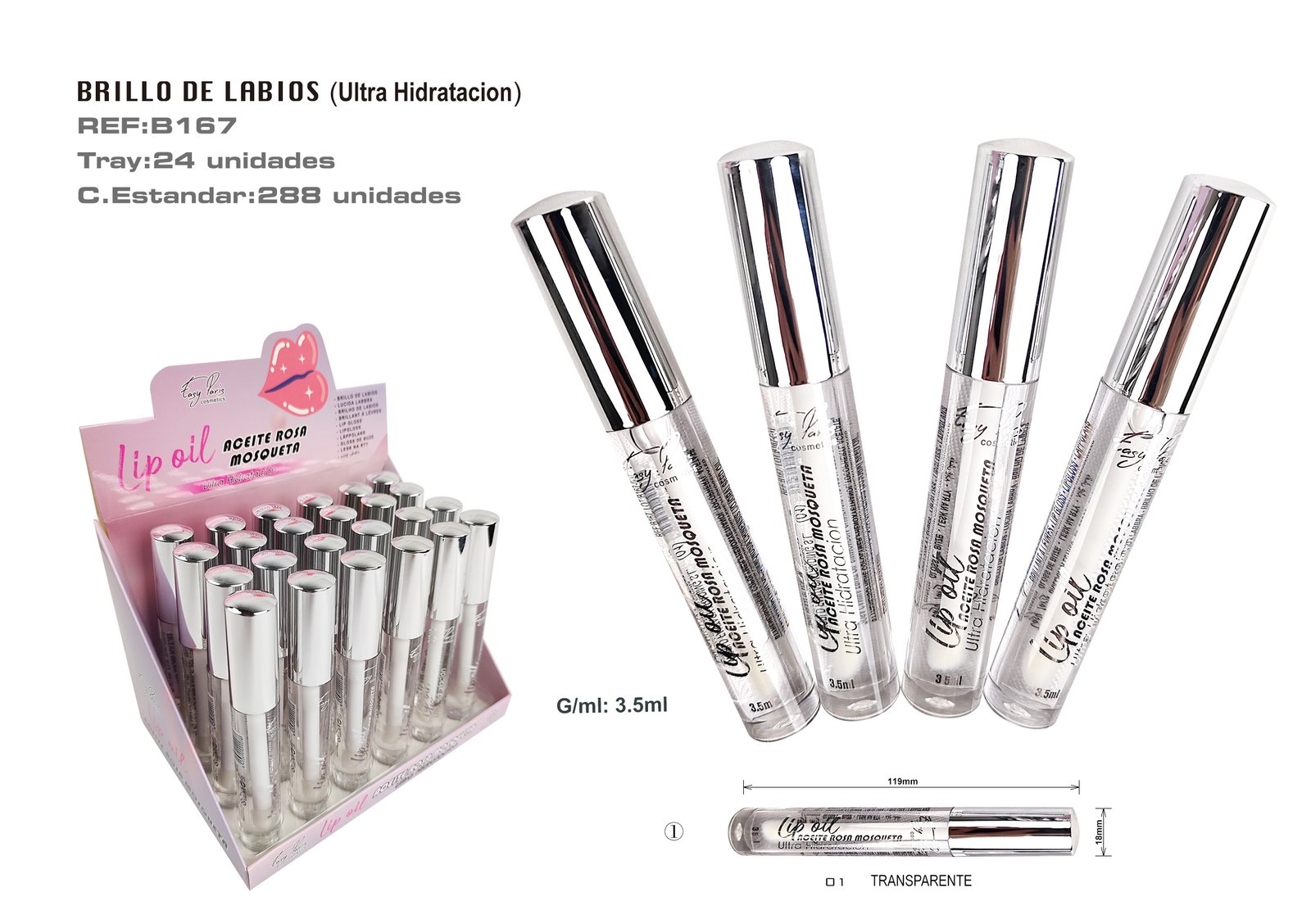 B. DE LABIOS ULTRA HIDRATA OIL ROSA MOSQUETA
