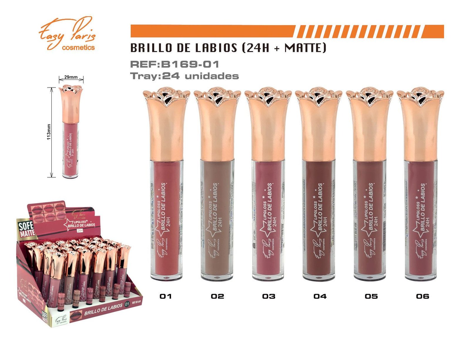 B.DE LABIOS MATE 24H