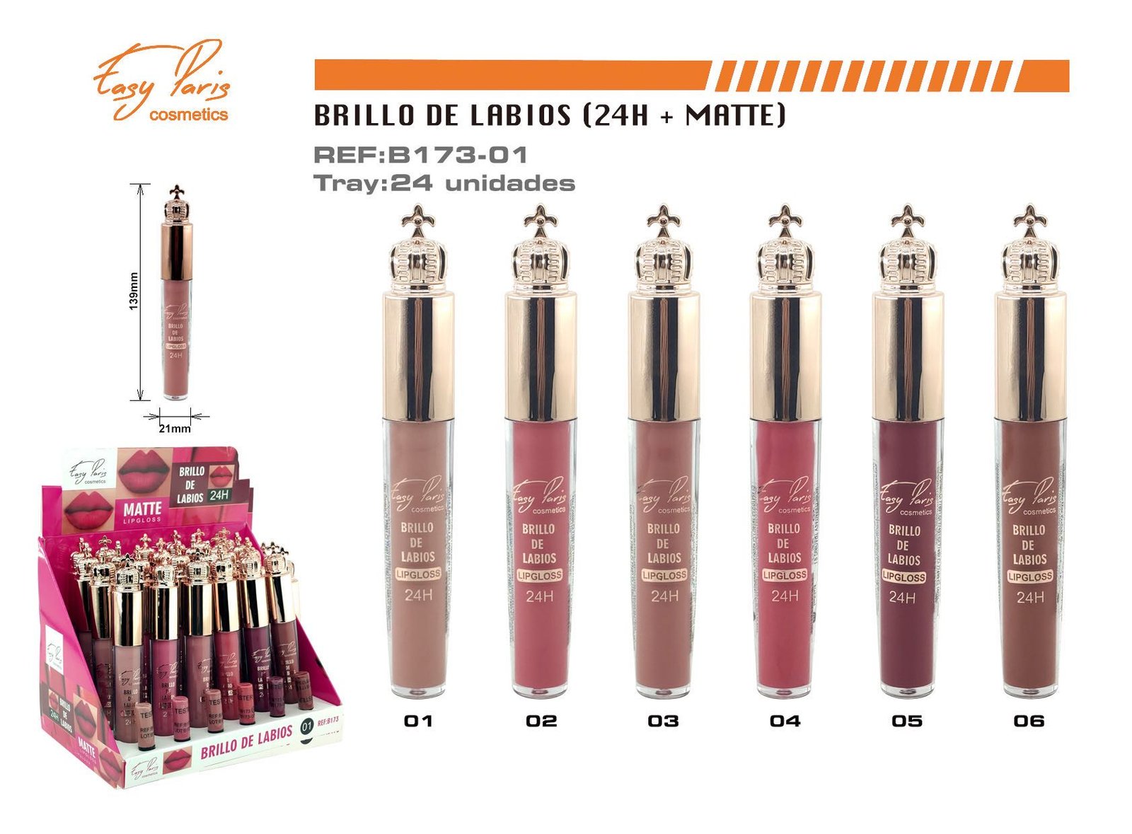 B.DE LABIOS 24H FIJO