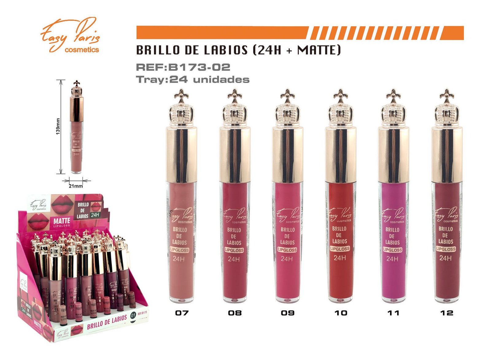 B.DE LABIOS 24H FIJO