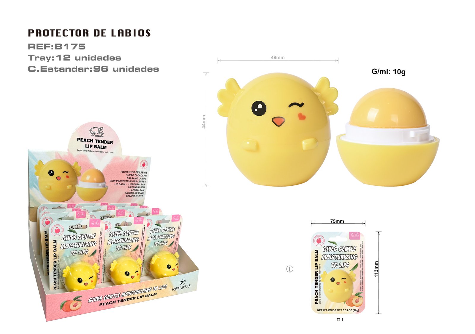 PROTECTOR LABIAL POLLITO