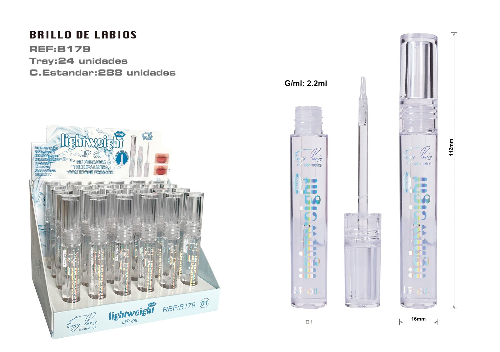 B.DE LABIOS MINT NO PEGAJOSO