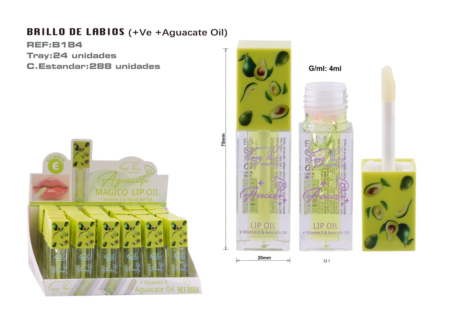 BRILLO LABIAL MAGIC +VE AGUACATE OIL