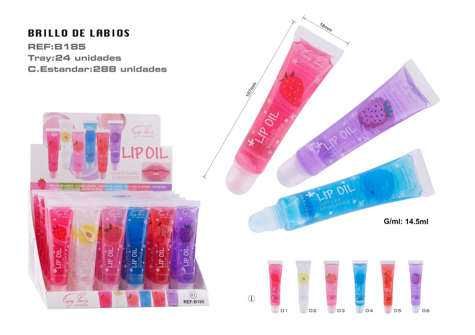 BRILLO LABIAL FRUIT HIDRATANTE