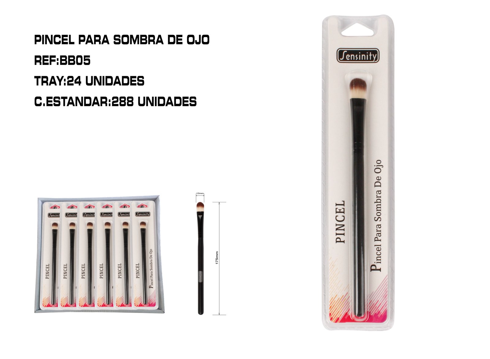 PINCEL LENGUA DE GATO PARA SOMBRA SENSINITY