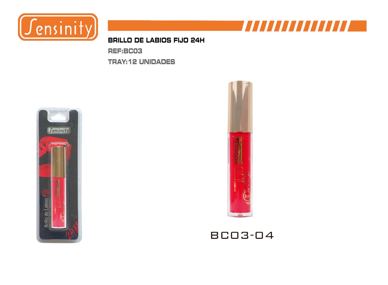 BRILLO DE LABIOS FIJO 24H SENSINITY