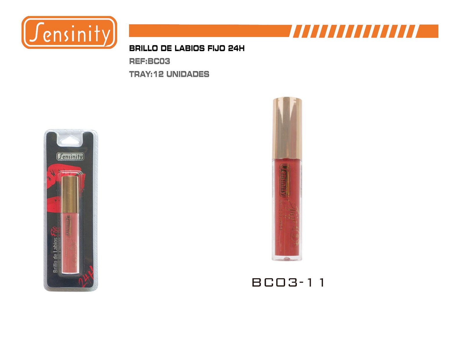 BRILLO DE LABIOS FIJO 24H SENSINITY