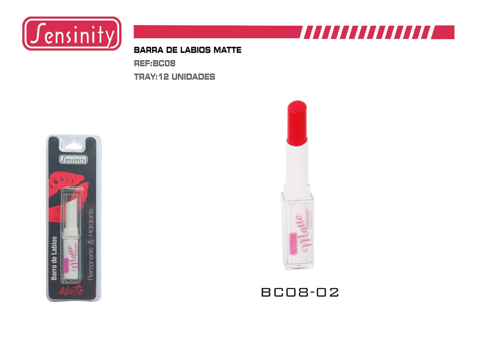 BARRA DE LABIOS MATTE HIDRATANTE