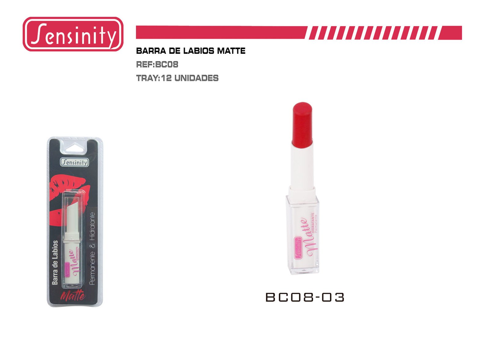 BARRA DE LABIOS MATTE HIDRATANTE