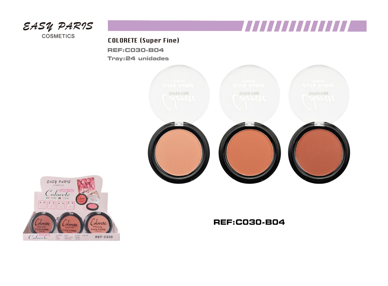 COLORETE SUPER FINO EASY PARIS