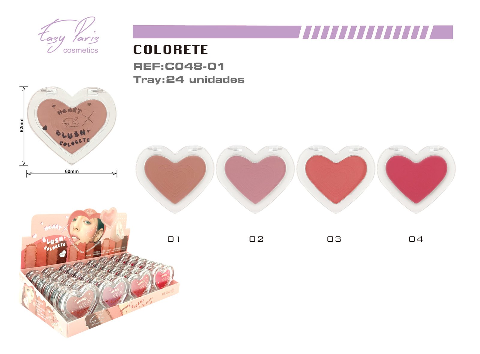 COLORETE HEART BLUSH