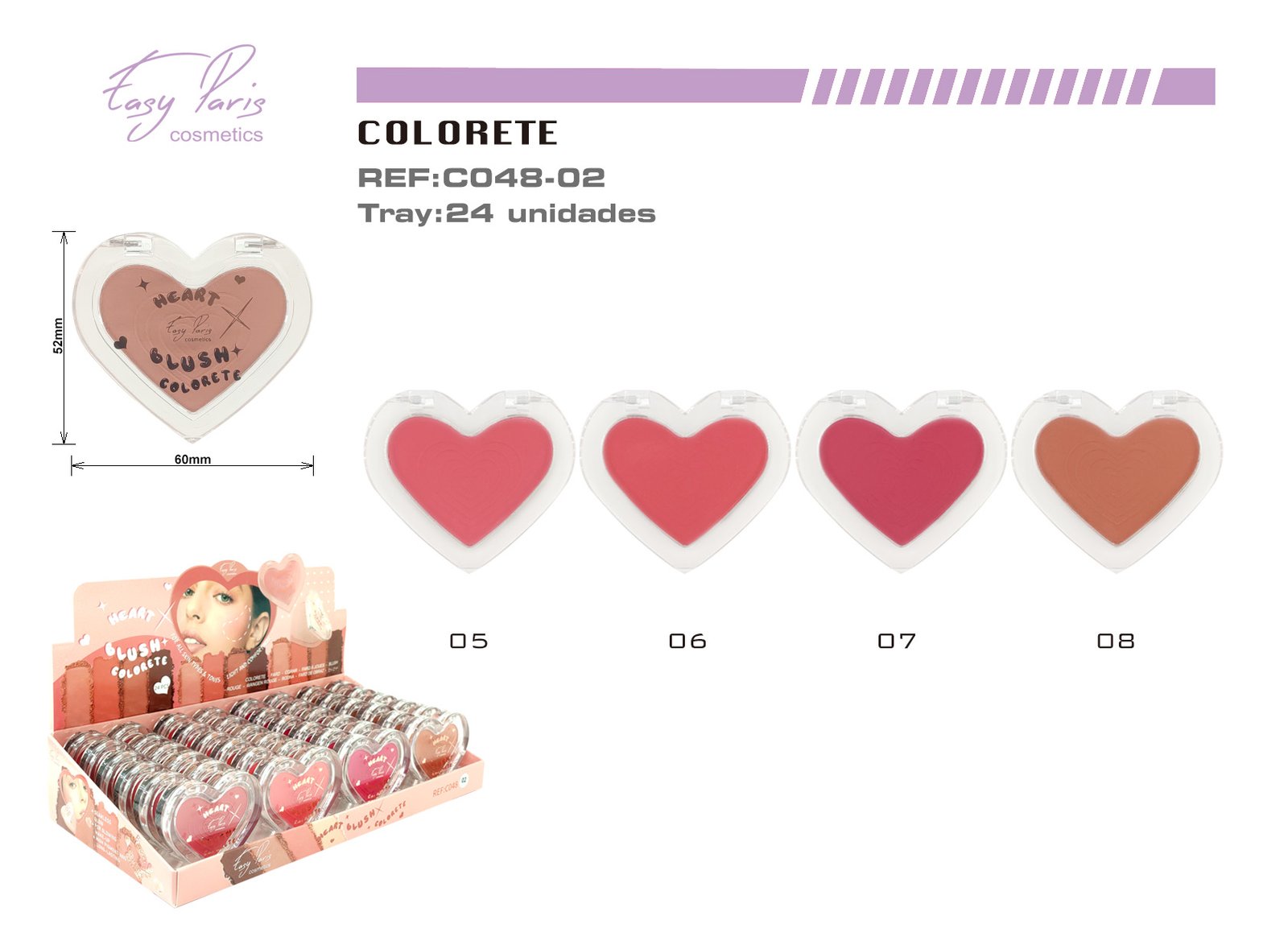 COLORETE HEART BLUSH