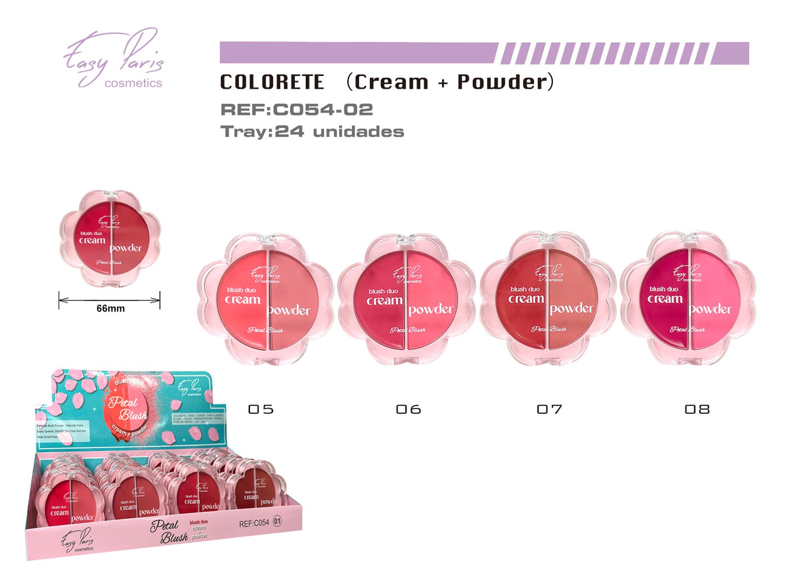 BLUSH CREMA+POLVO