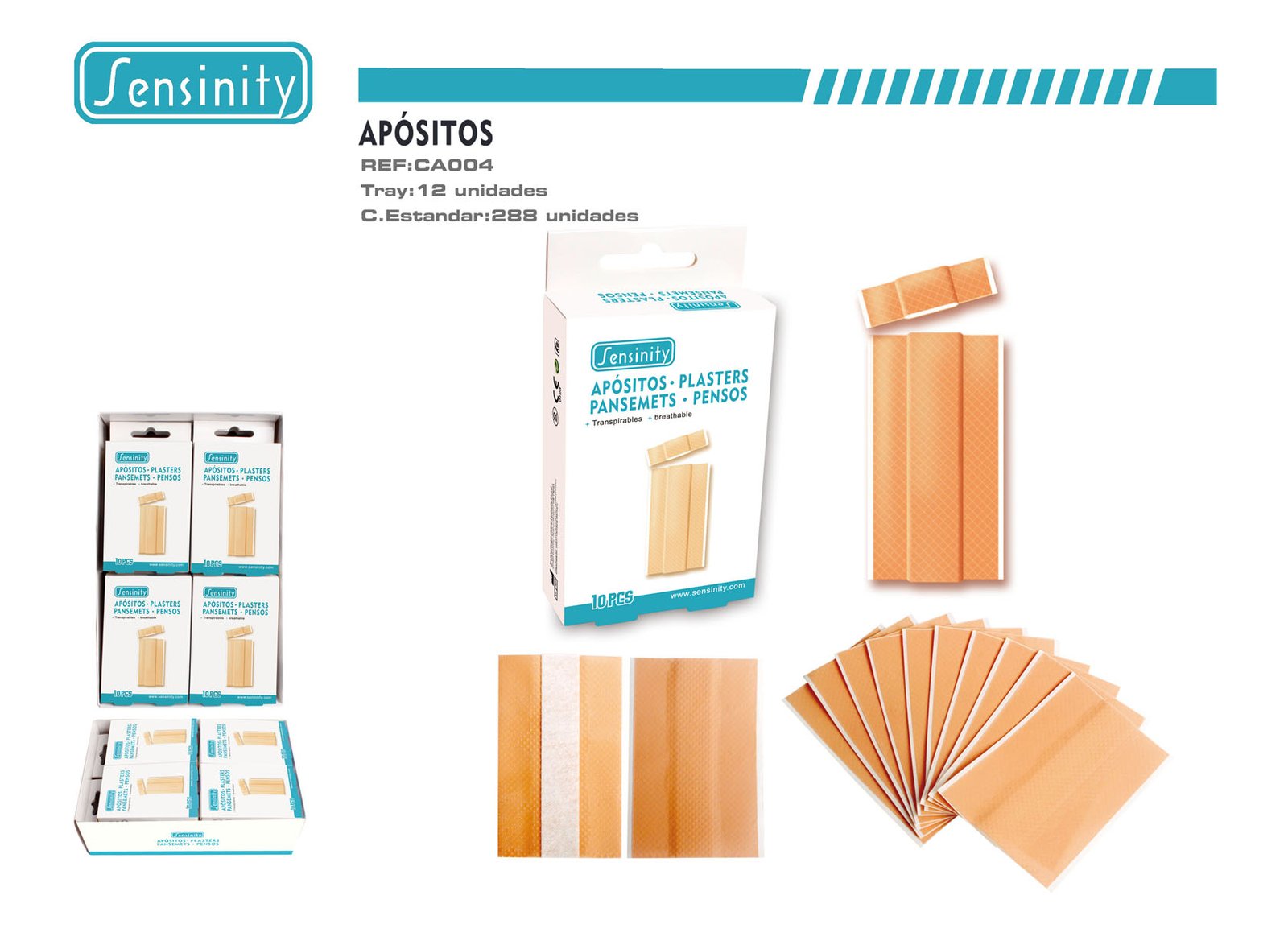 TIRITAS 10 PCS
