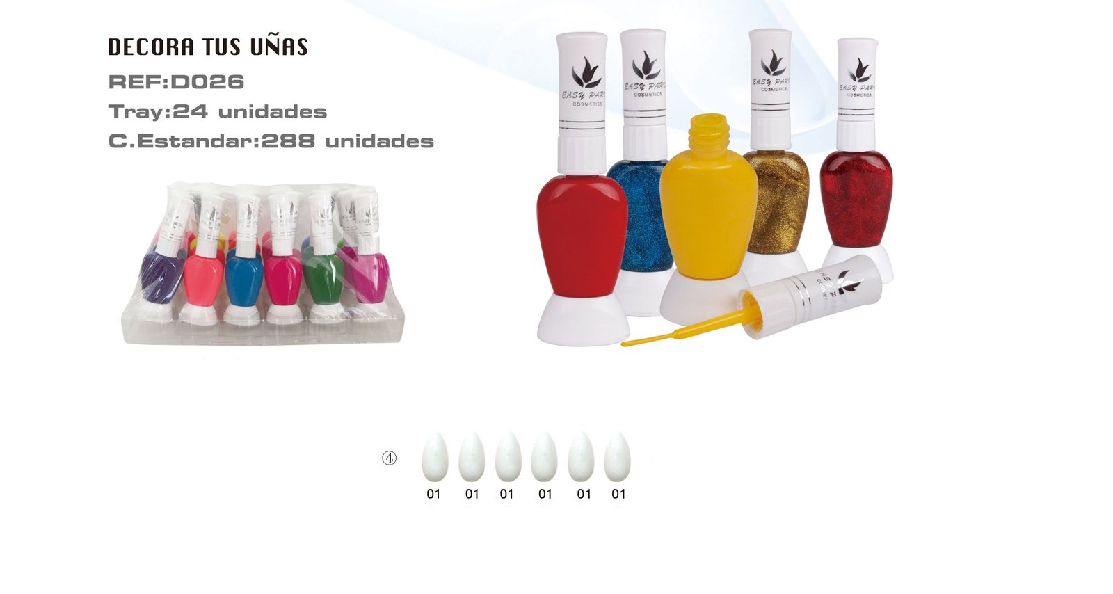 NO VENDER DECORAUÑAS COLOR BLANCO EASY PARIS 288U