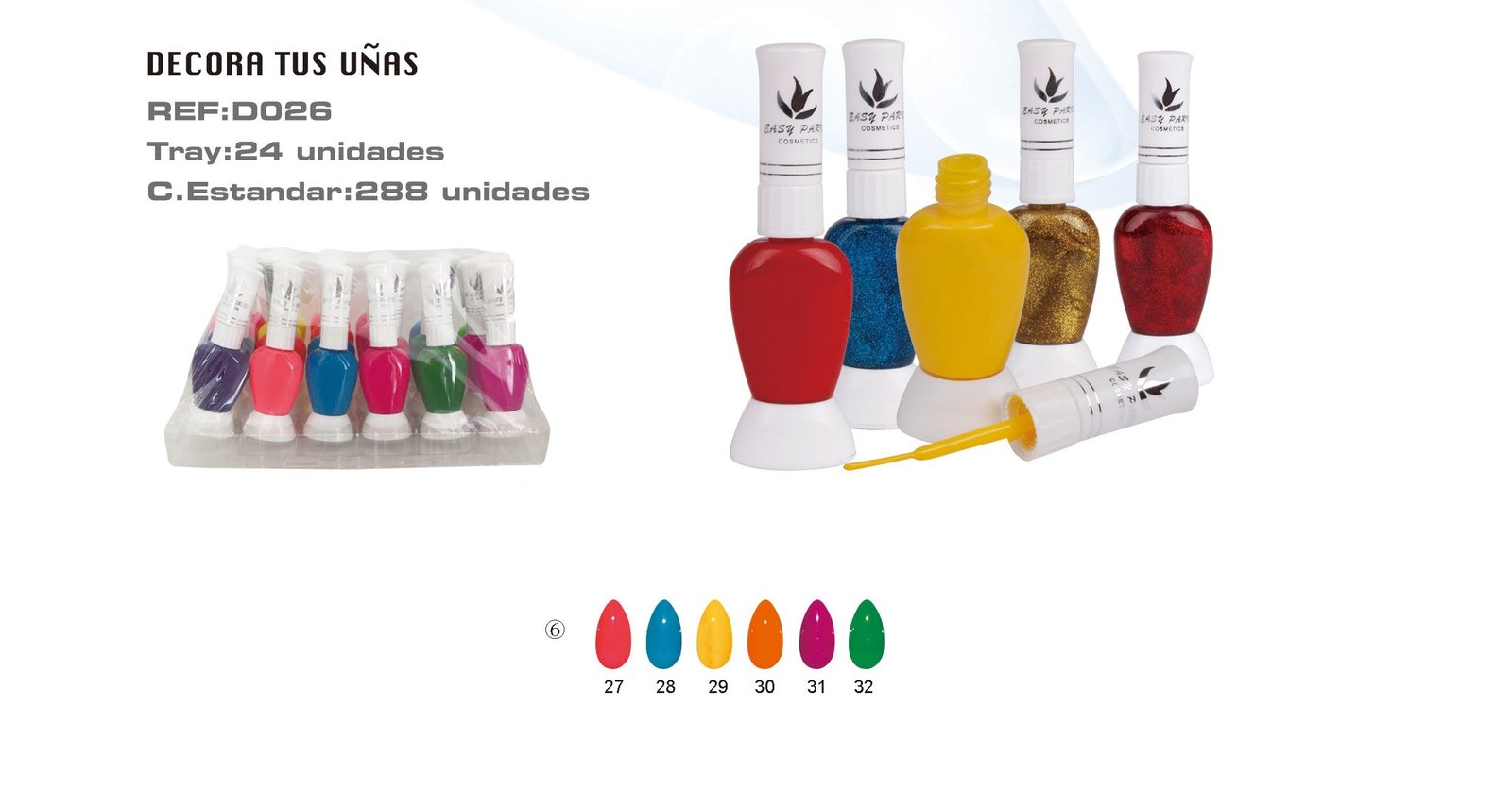 NO VENDER DECORAUÑAS COLOR SULTIDO EASY PARIS 288U
