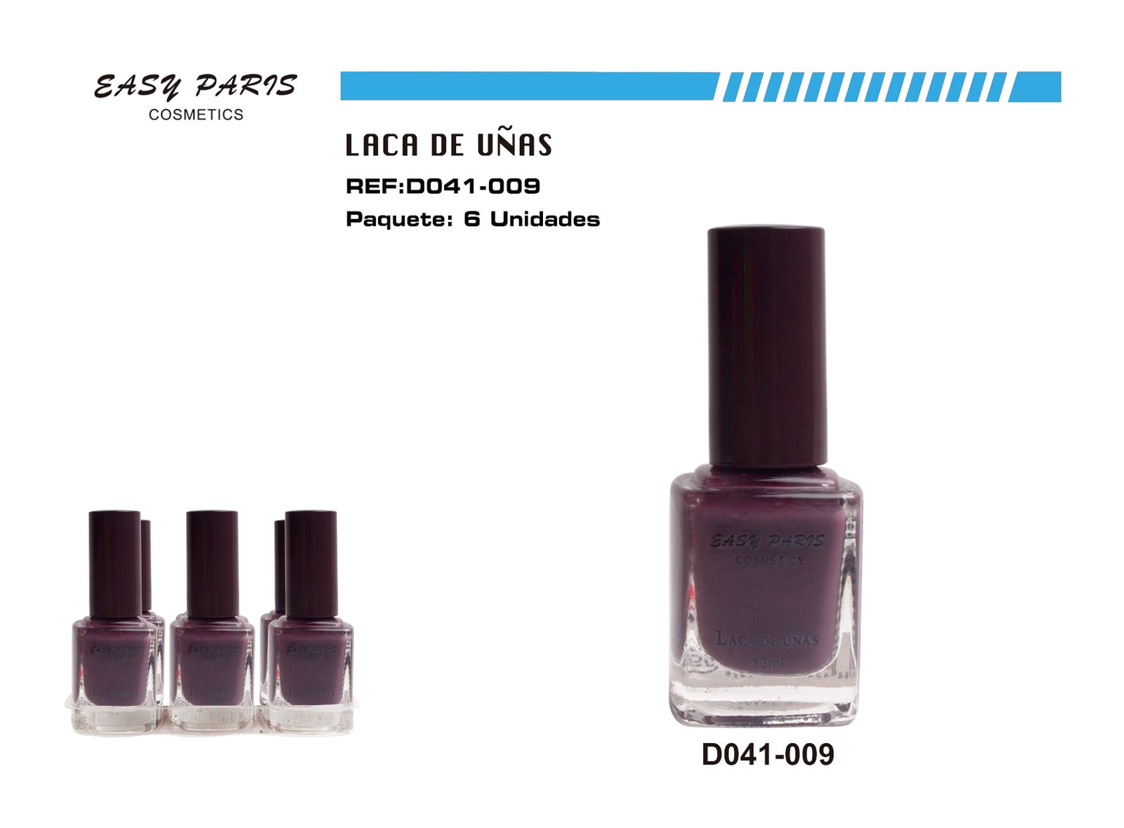 LACA DE UÑAS BERENJENA OSCURO