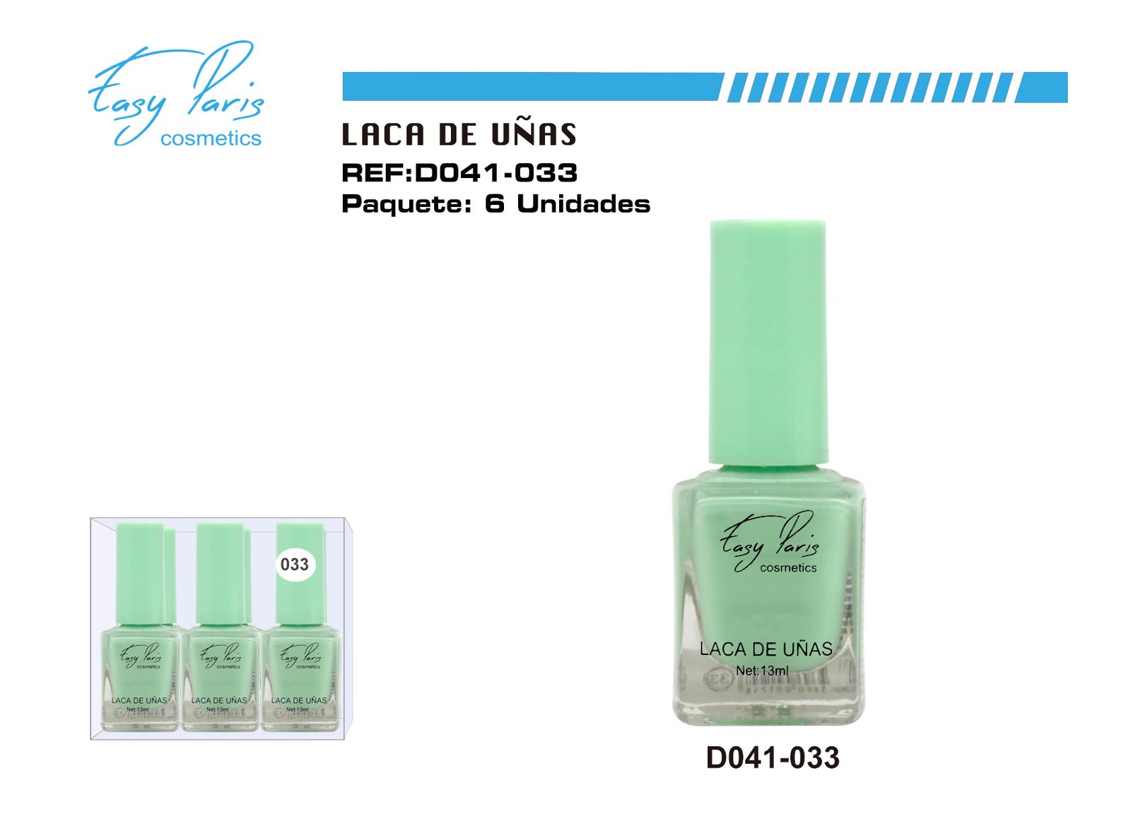 LACA DE UÑAS VERDE PASTEL