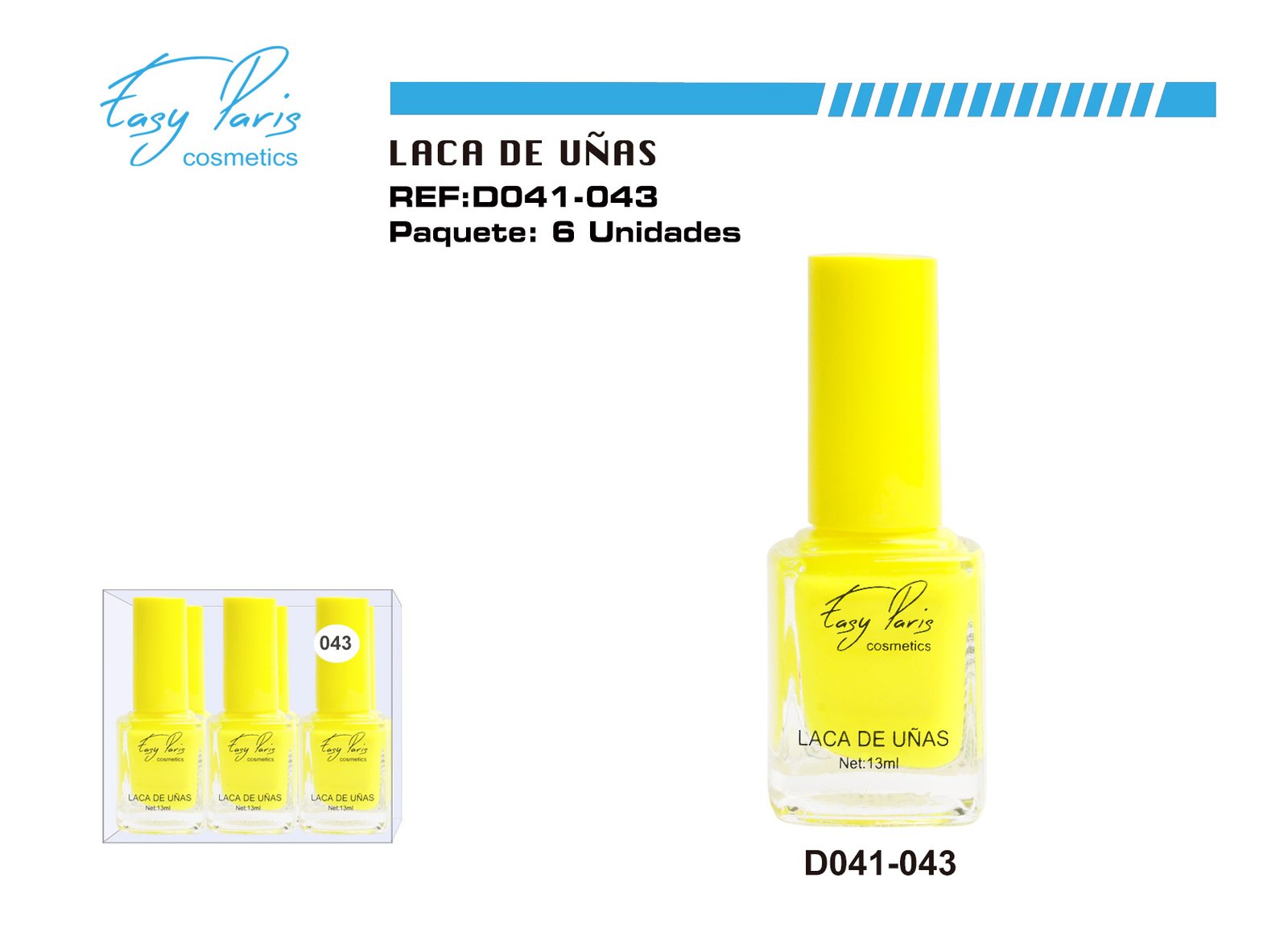 LACA DE UÑAS AMARILLO FOSF.144/U