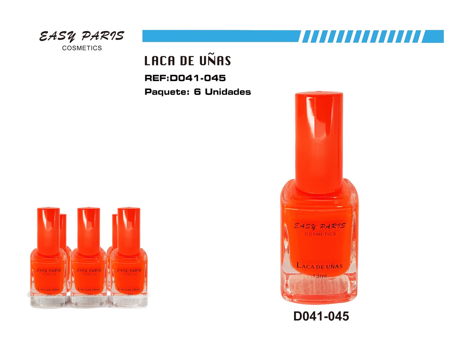 LACA DE UÑAS NARANJA FOSF.144/U