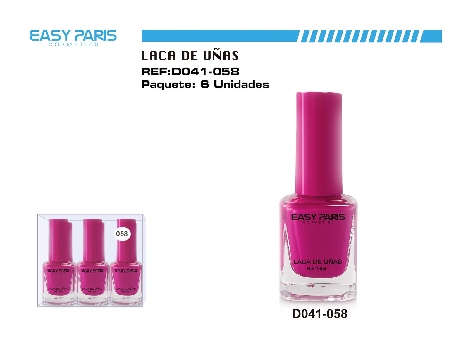 LACA DE UÑAS EASY PARIS