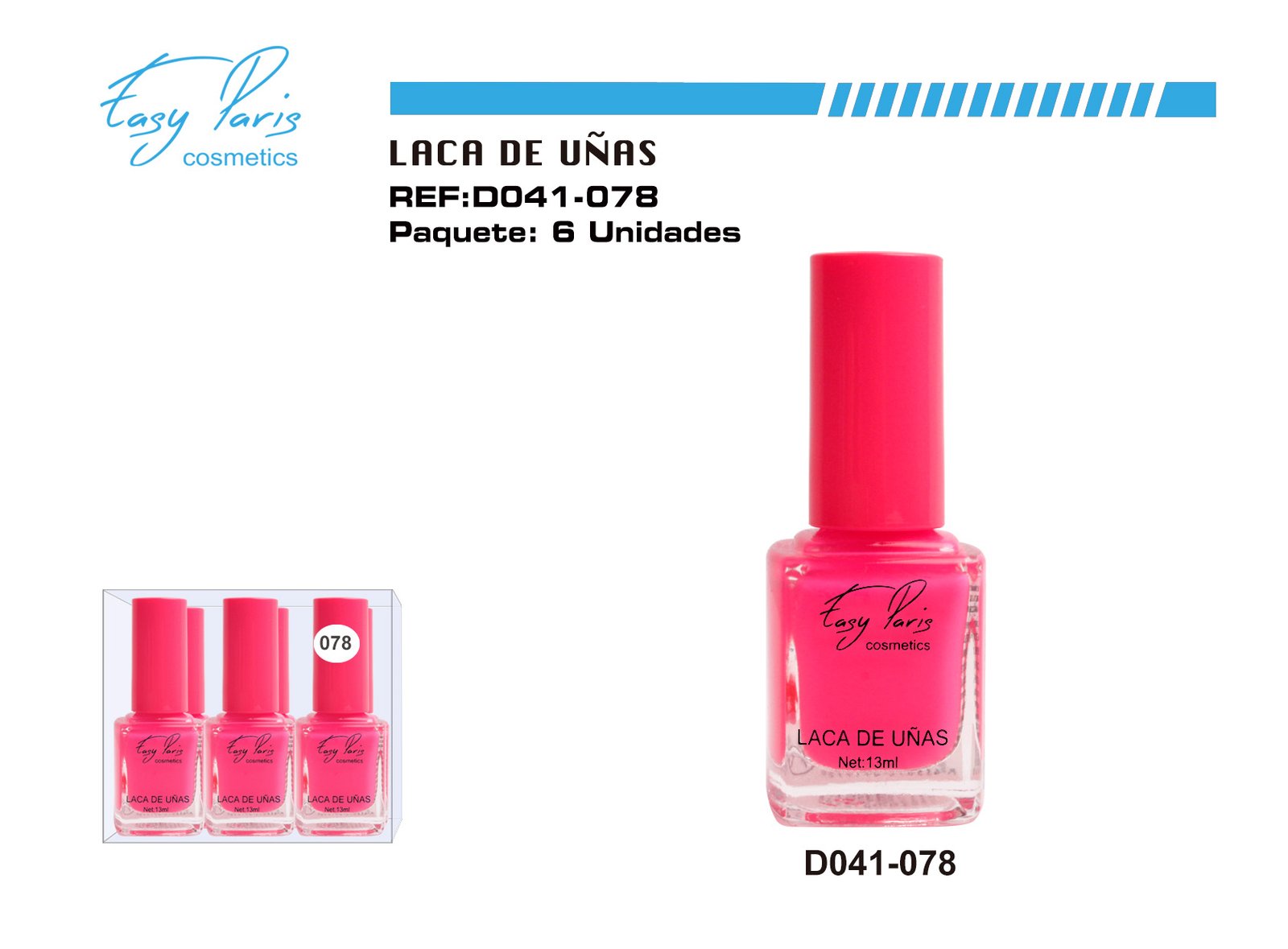 LACA DE UÑAS EASY PARIS