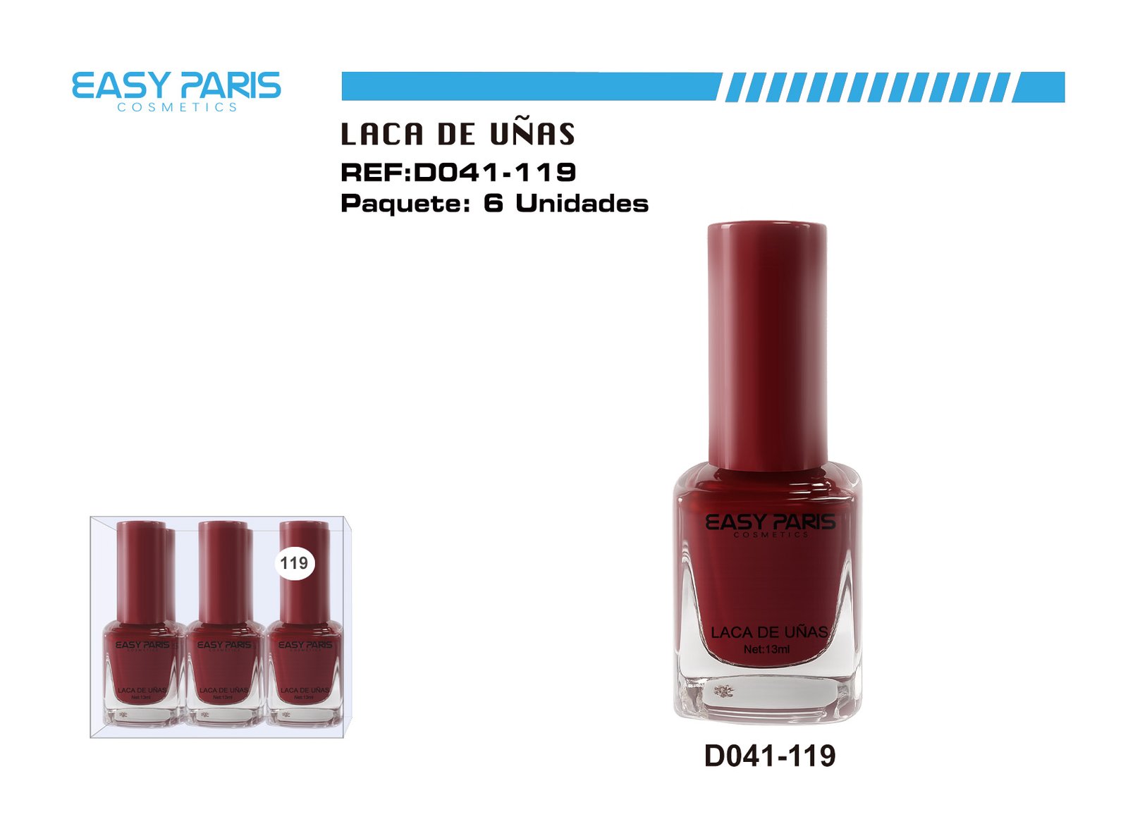 LACA DE UÑAS EASY PARIS