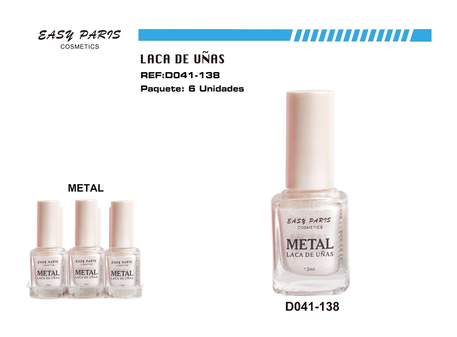 LACA DE UÑAS METALIZADA
