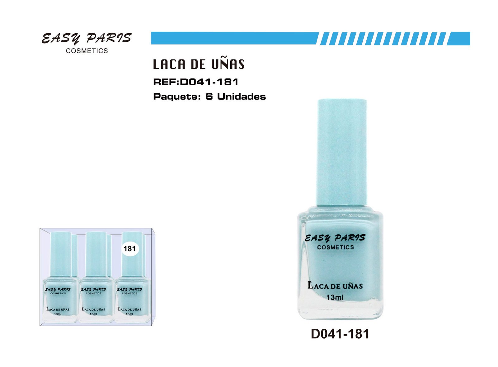 LACA DE UÑAS EASY PARIS