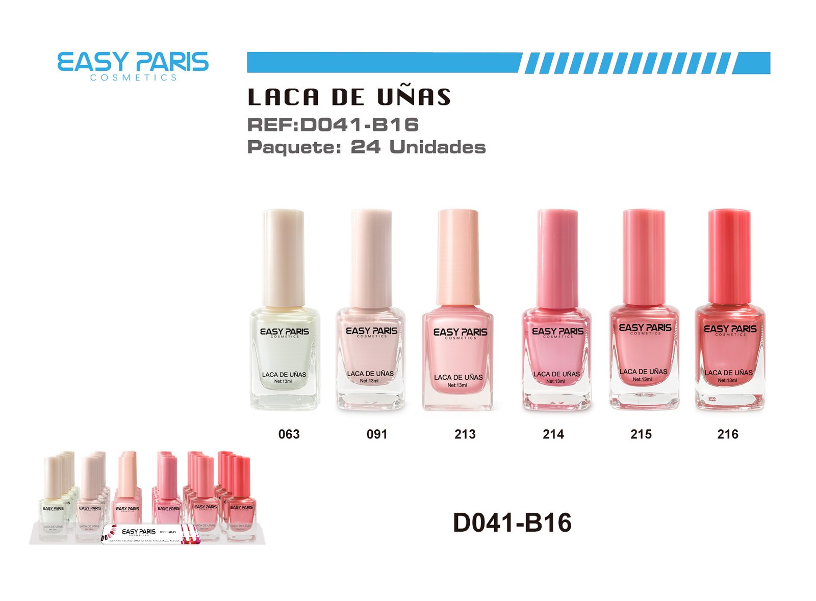 LACA DE UÑAS EASY PARIS