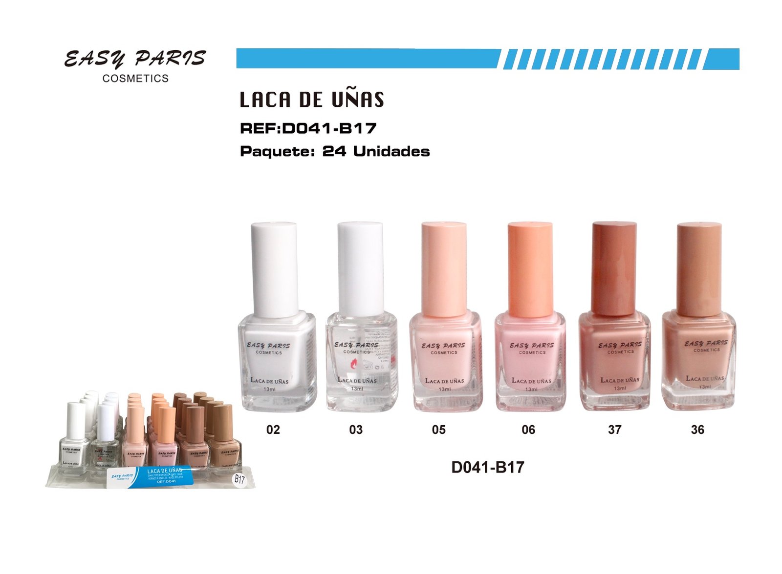 LACA DE UÑAS BANDEJA