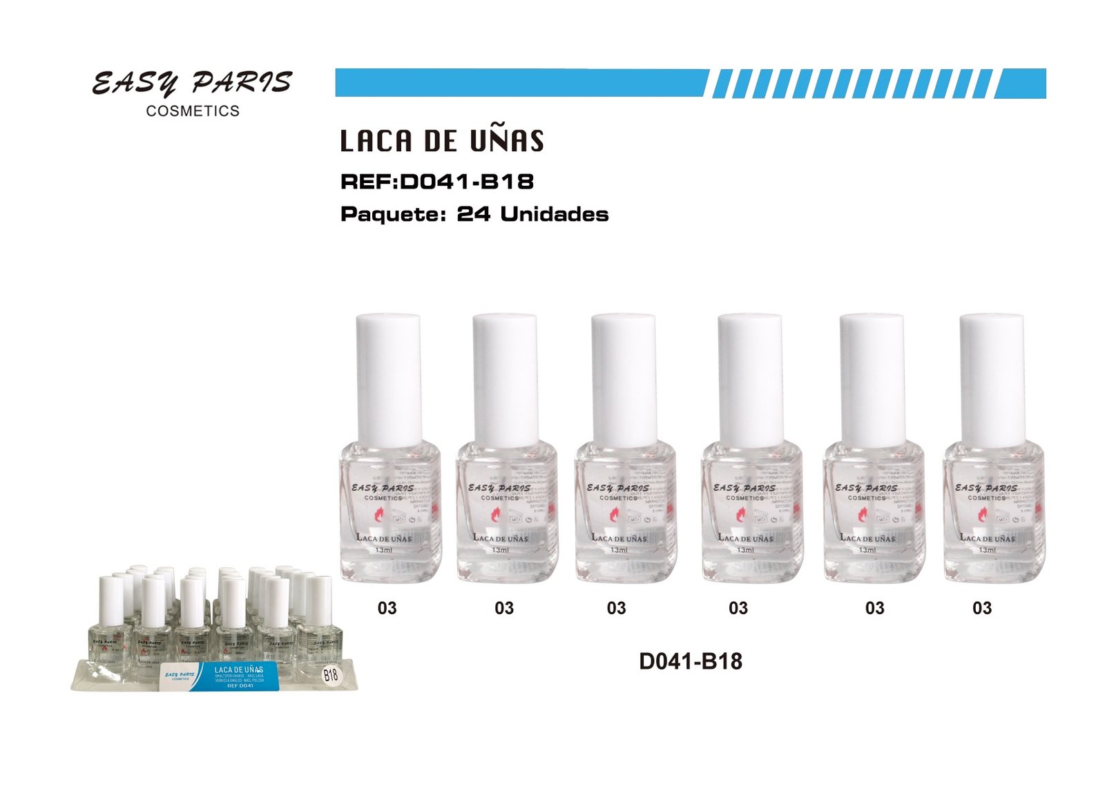 LACA DE UÑAS BANDEJA