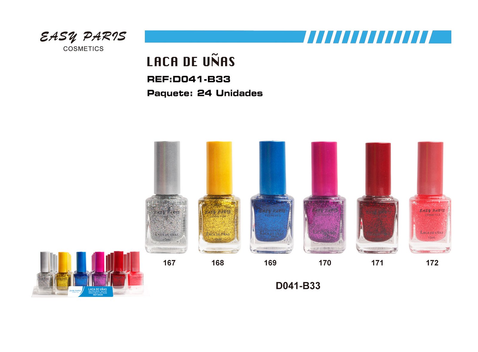LACA DE UÑAS PURPURINA FINO