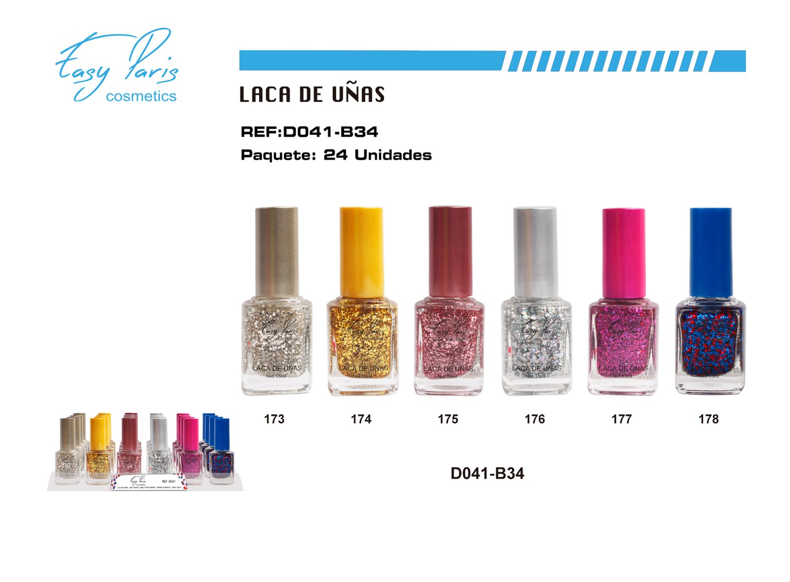 LACA DE UÑAS PURPURINA