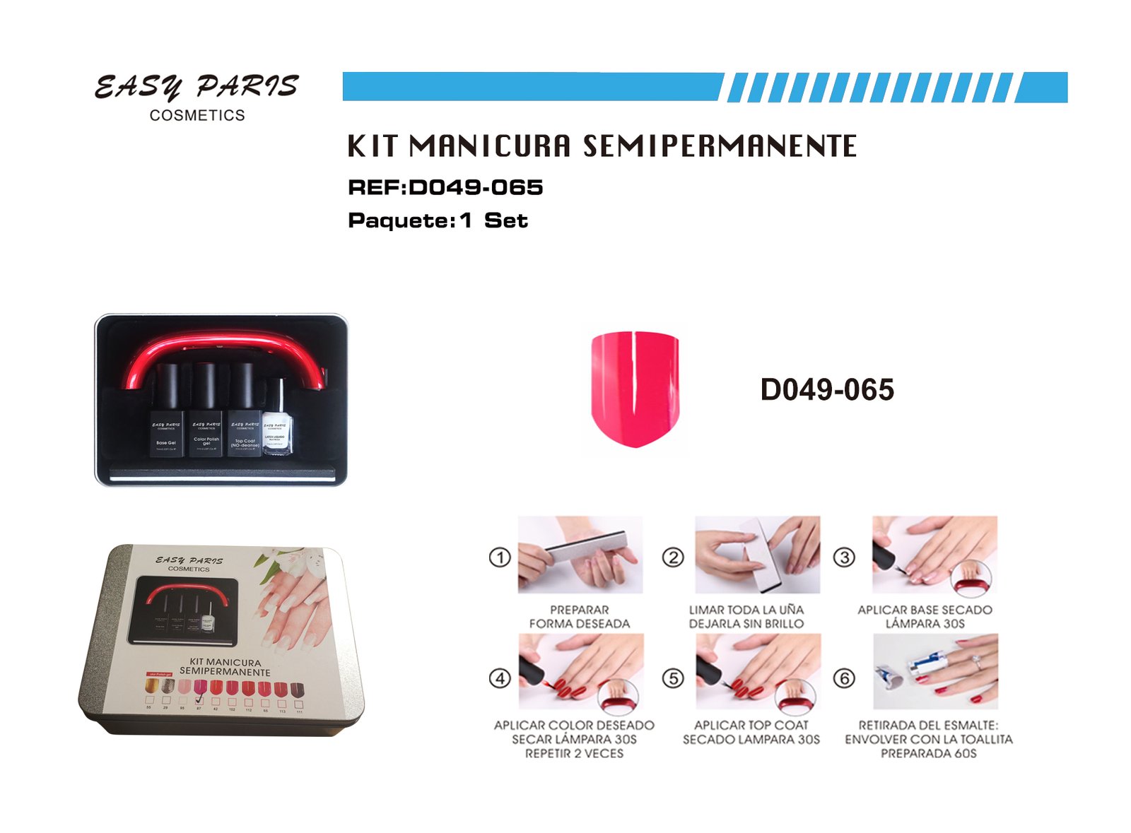 KIT MANICURA SEMIPERMANENTE