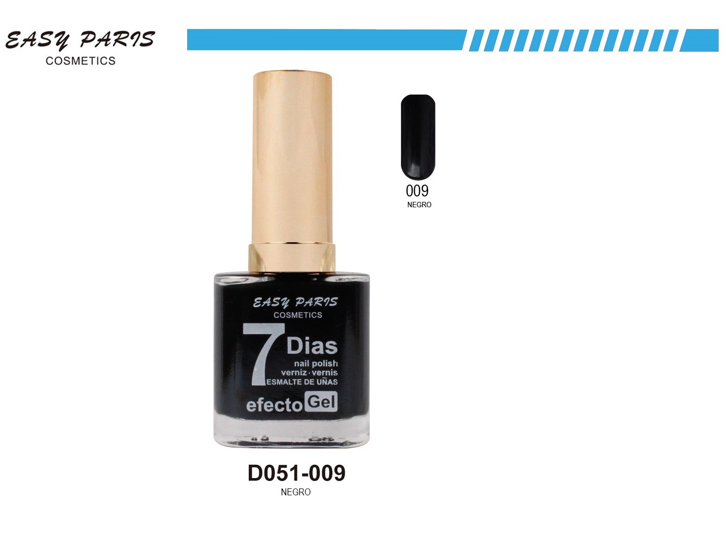 LACA DE UÑAS 9 DIAS NGR