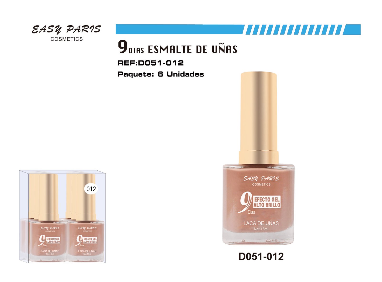 LACA DE UÑAS 9 DIAS NUDE SUAVE