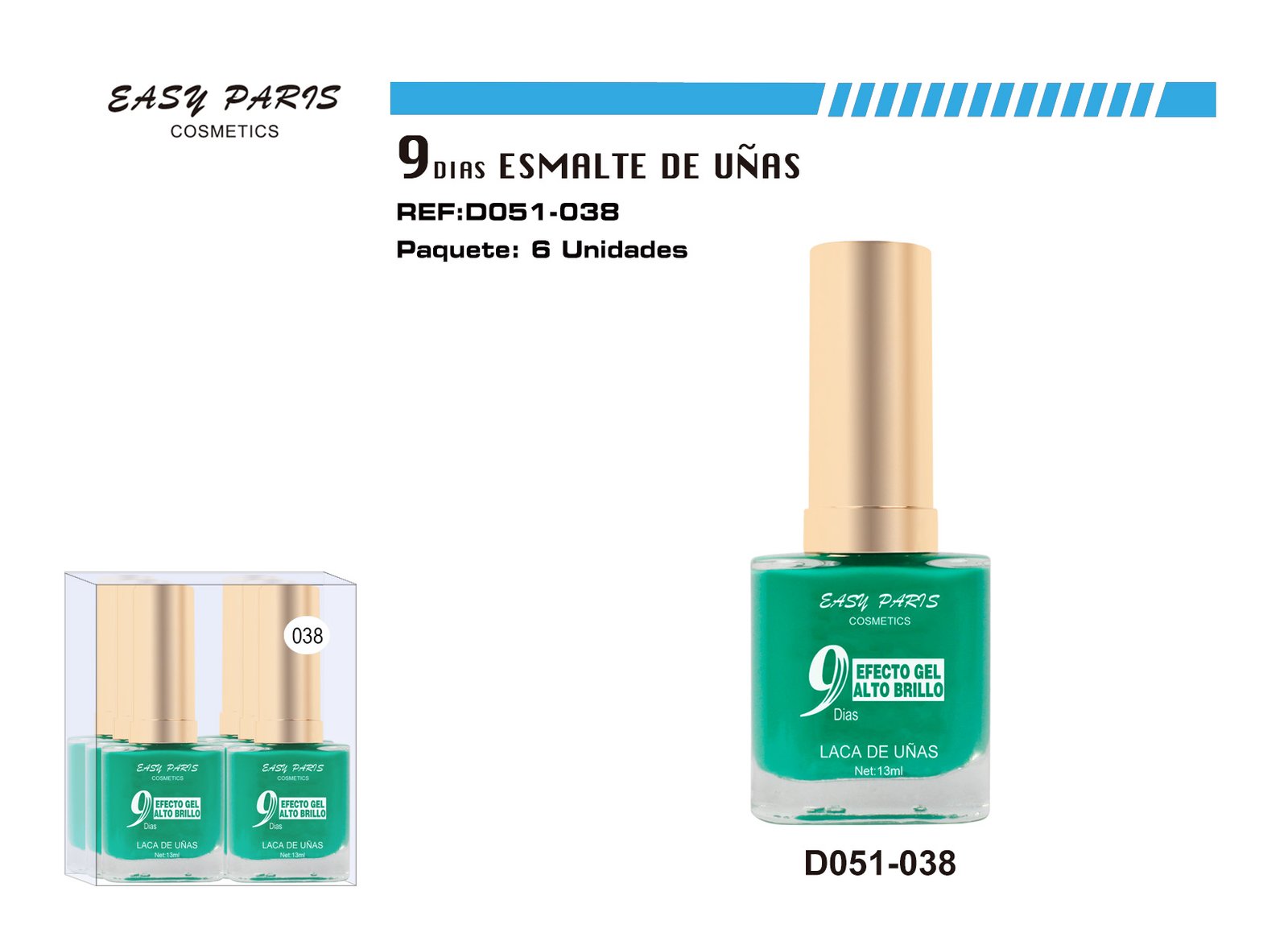 LACA DE UÑAS 9 DIAS