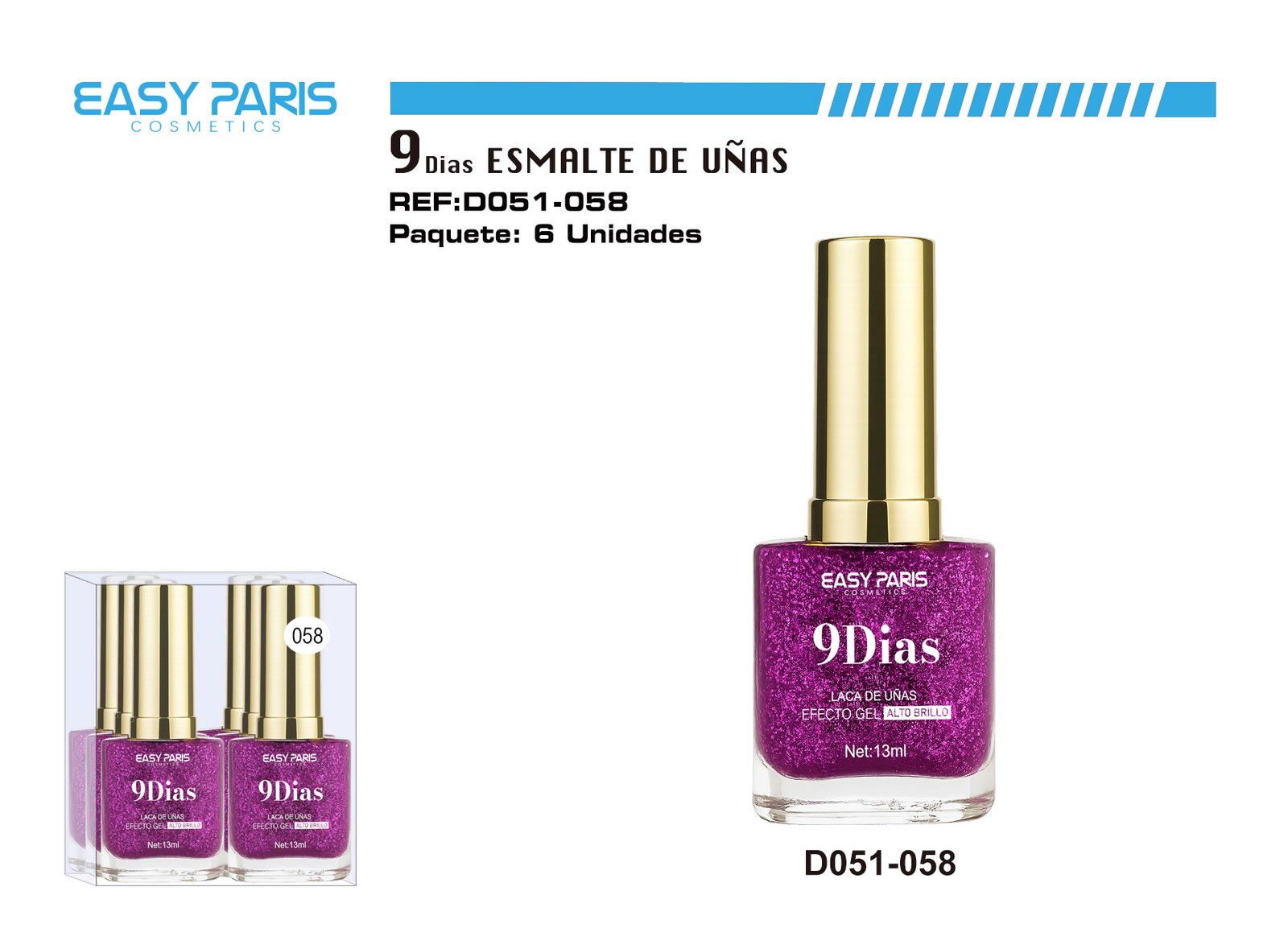 LACA DE UÑAS 9 DIAS