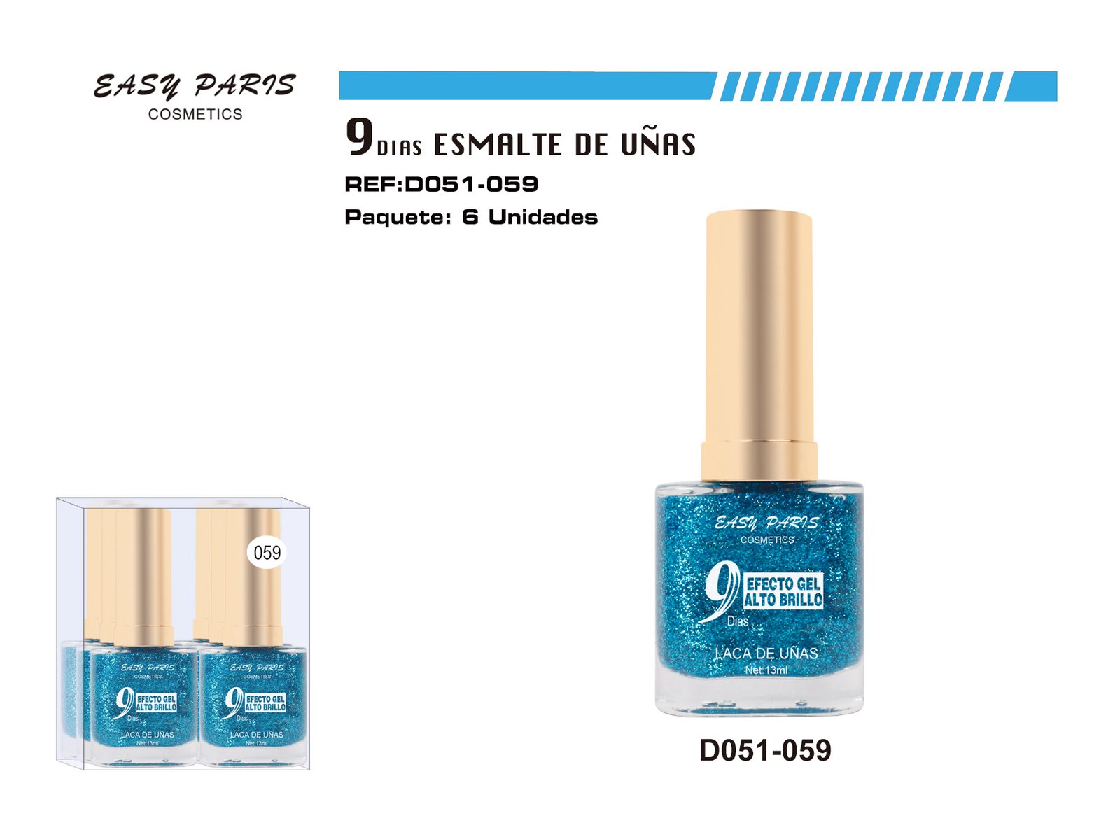 LACA DE UÑAS 9 DIAS