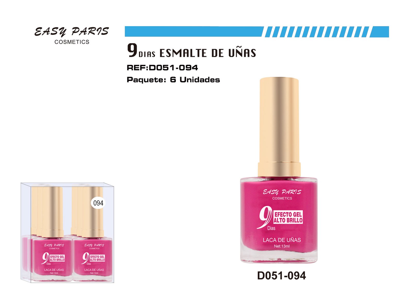 LACA DE UÑAS 9 DIAS