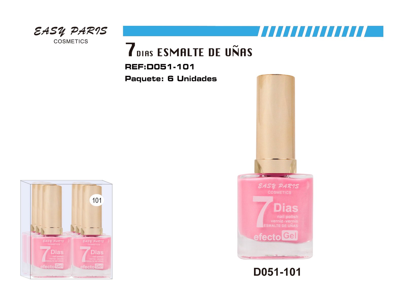 LACA DE UÑAS 9 DIAS PINK PERLA