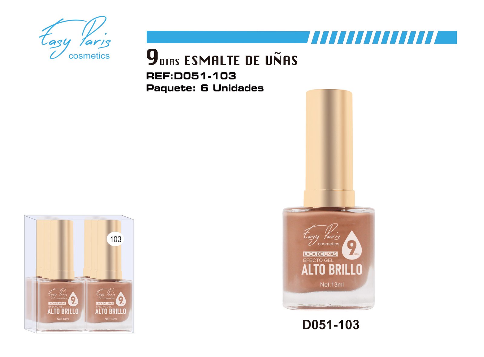 LACA DE UÑAS 9 DIAS