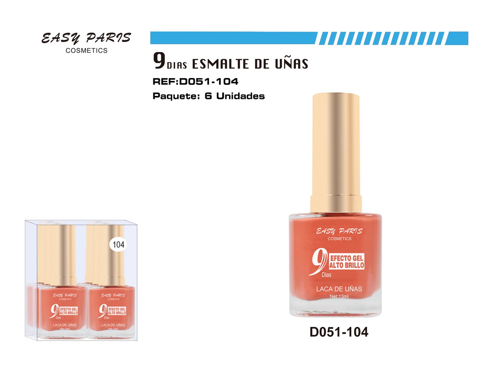 LACA DE UÑAS 9 DIAS